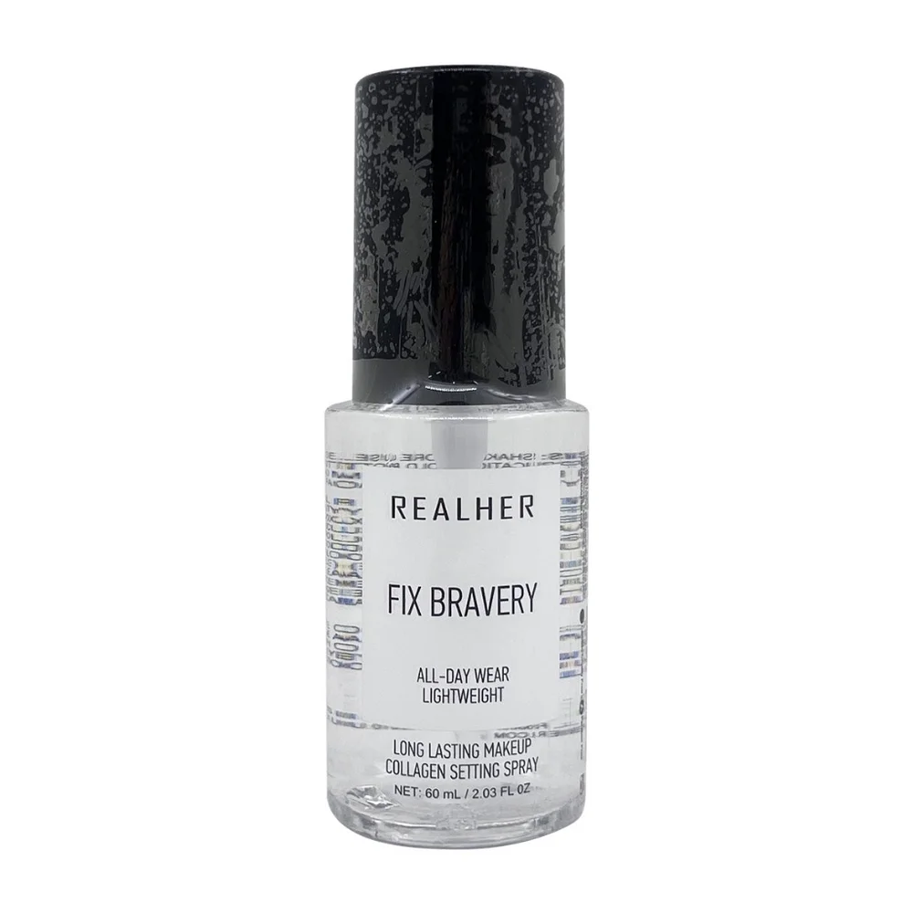 RealHer Fix Bravery Long Lasting Makeup Collagen Setting Spray, NEW